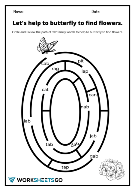 AB Family Worksheets