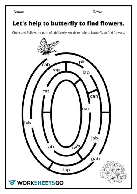 AB Family Worksheets