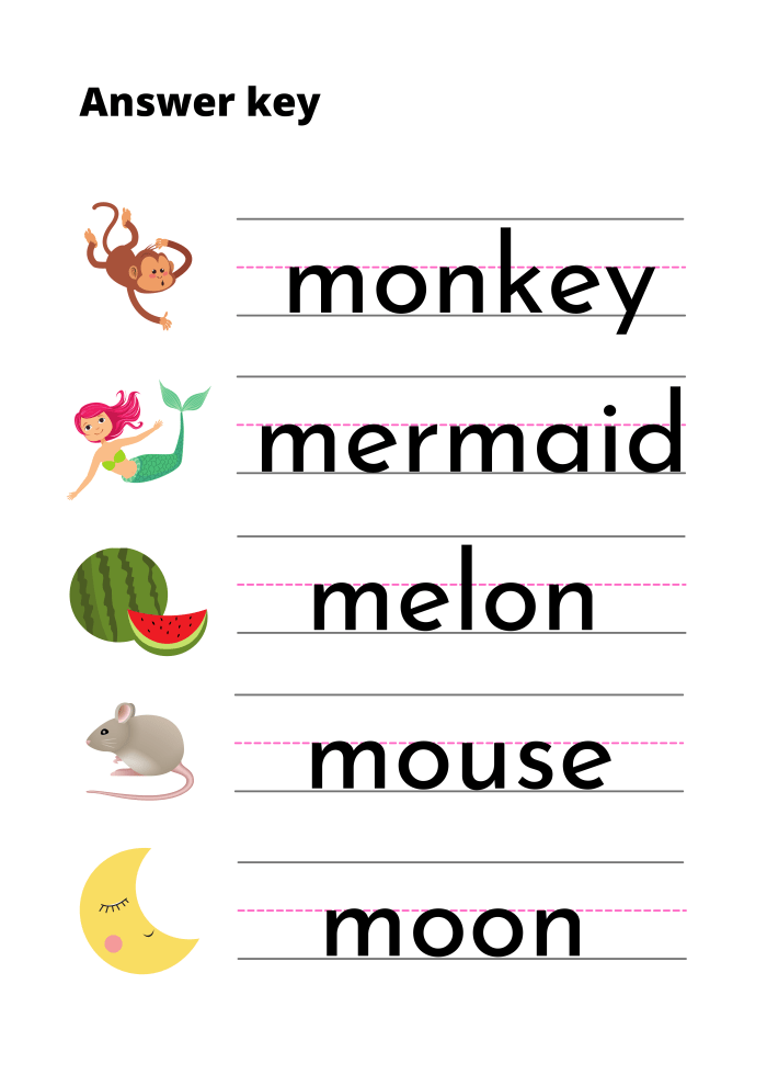 Spelling Lined Paper Worksheet Answer Key Spelling Lined Paper Worksheet Answer Key
