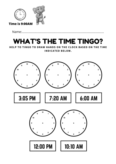 What’s the time Worksheets