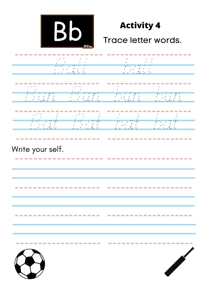 Words Start With B Worksheets Words Start With B Worksheets