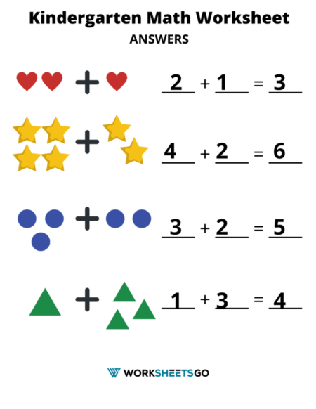 Addition With Pictures Worksheets