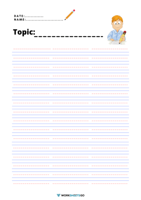 Lined Paper Worksheets