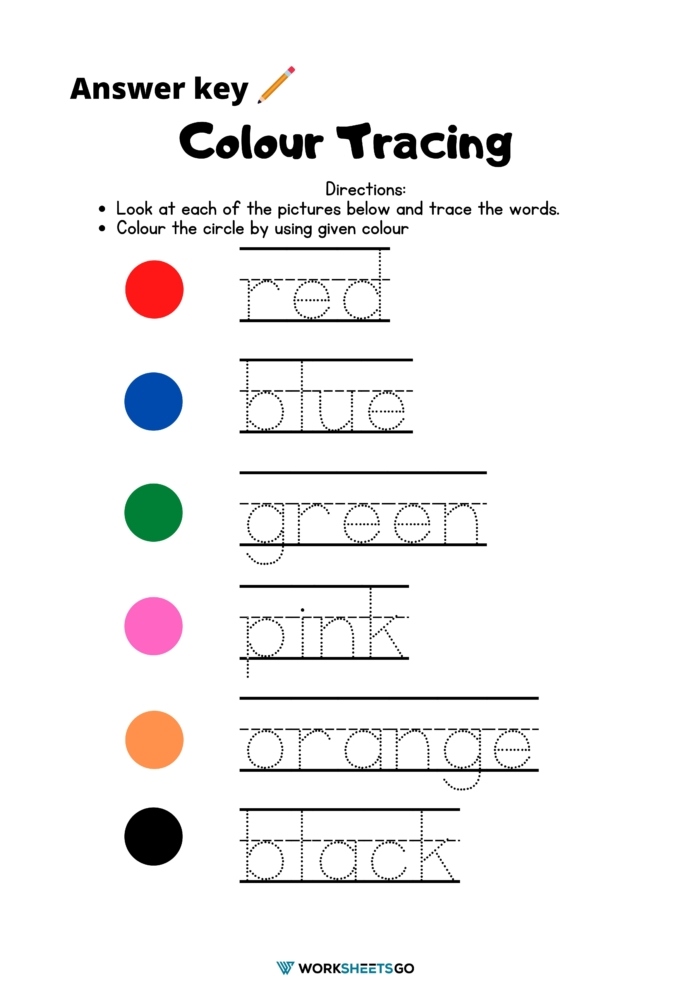 Spring Tracing Words Worksheet Answer Key Spring Tracing Words Worksheet Answer Key