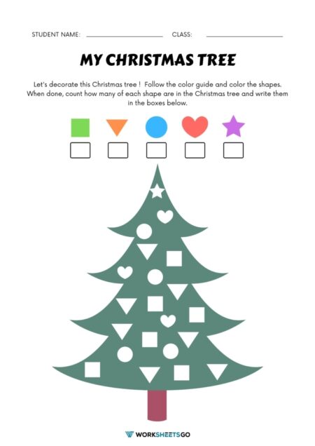 Preschool Christmas Activity Worksheets