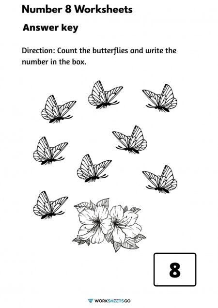 Number 8 Worksheets | WorksheetsGO