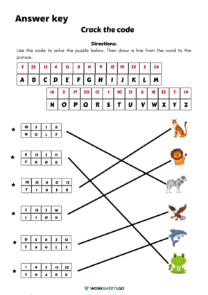 Crack The Code Worksheets | WorksheetsGO