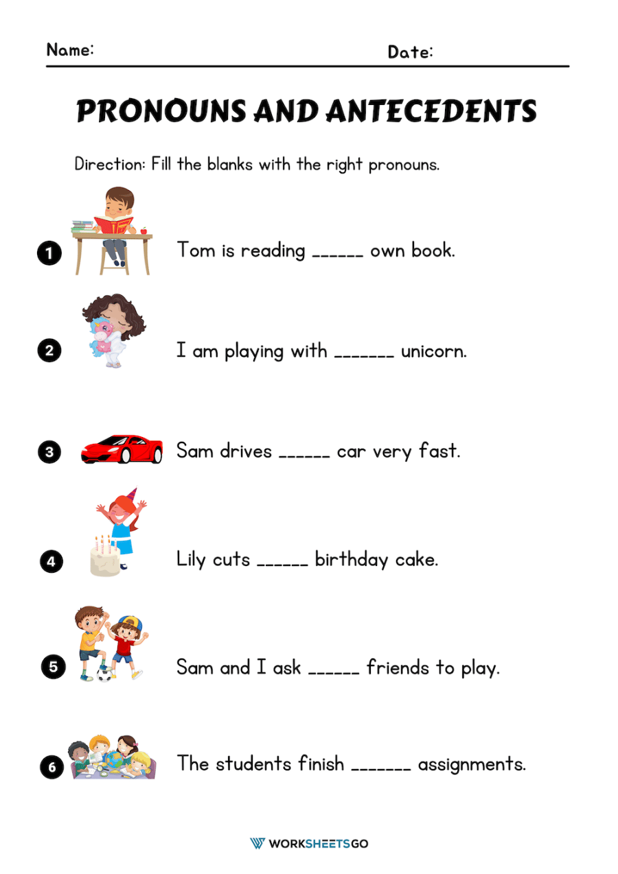 pronouns-and-antecedents-worksheets