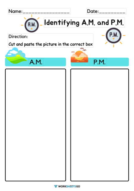 Identifying A M And P M Worksheets WorksheetsGO Identifying A M And P M Worksheets WorksheetsGO
