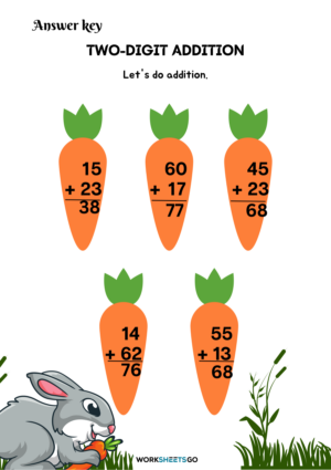 Two-Digit Addition Worksheets | WorksheetsGO