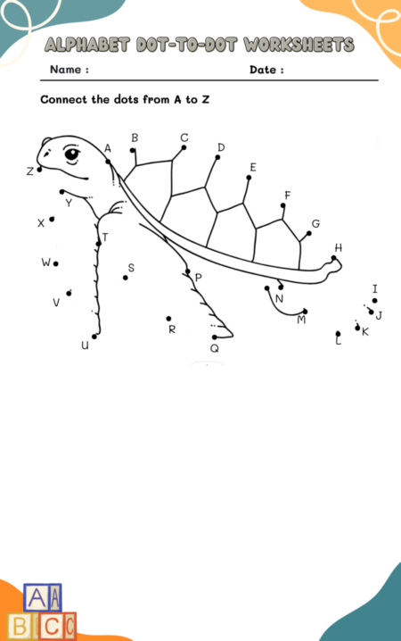 Alphabet Dot-to-Dot Worksheets