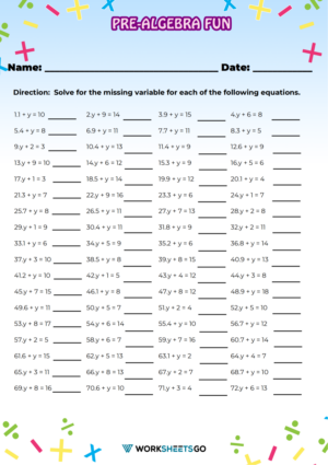 Free Printable Worksheets - WorksheetsGO