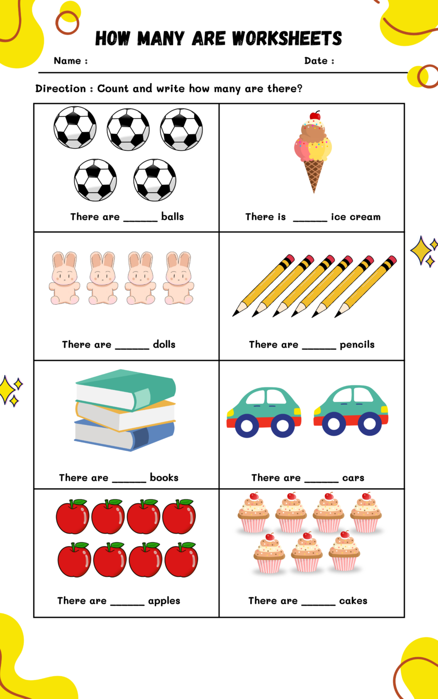 How many are worksheets worksheetsgo