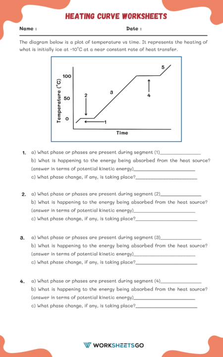 Heating Curve Worksheets