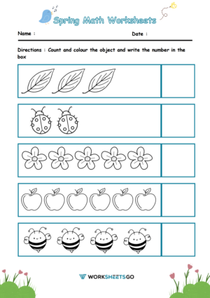 Spring Math Worksheets