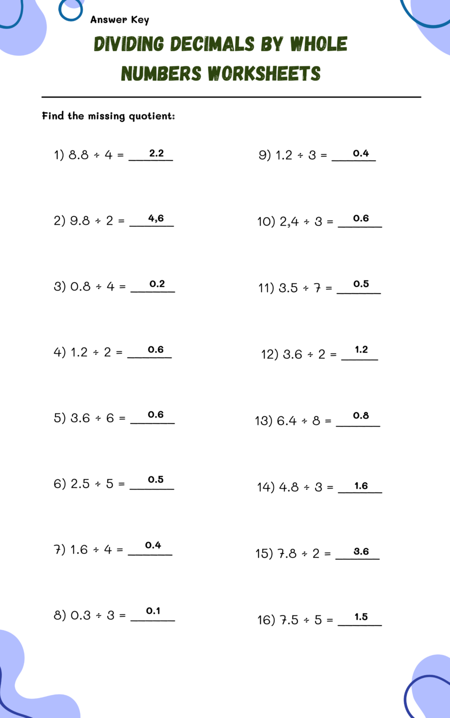 Dividing Fractions By Whole Numbers Worksheets WorksheetsGO