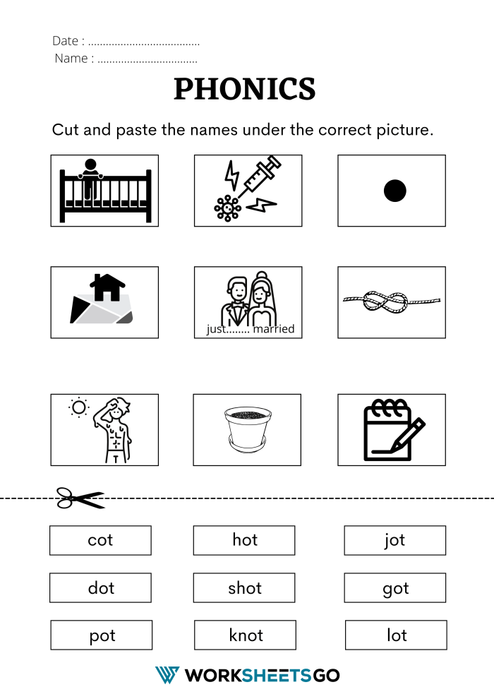 Ot Word Family Worksheet